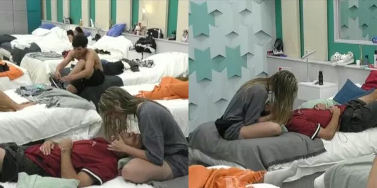 Bautista y Denisse se mimaron mucho en la casa de Gran Hermano 2024.