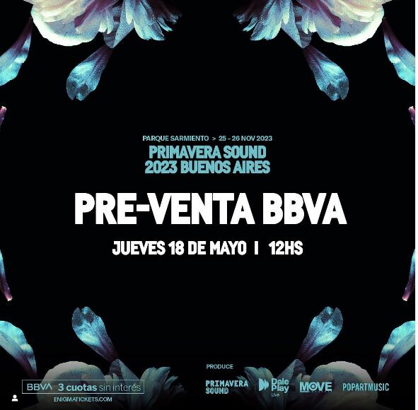 El Primavera Sound anunció la fecha de su preventa.