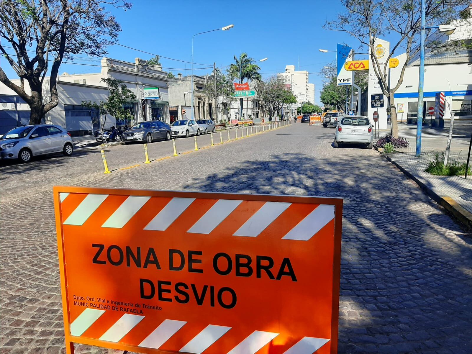 Comenzó la remodelación vial de Avenida Santa Fe