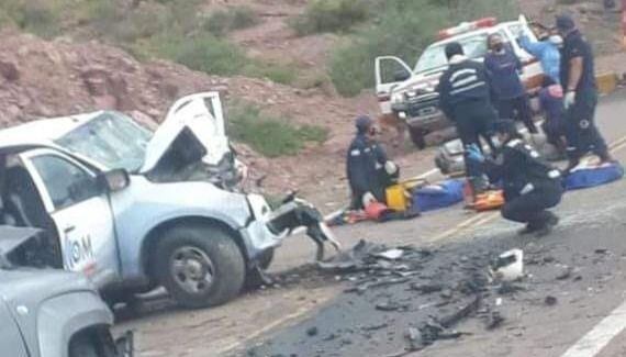 Terrible accidente camino a Cafayate.