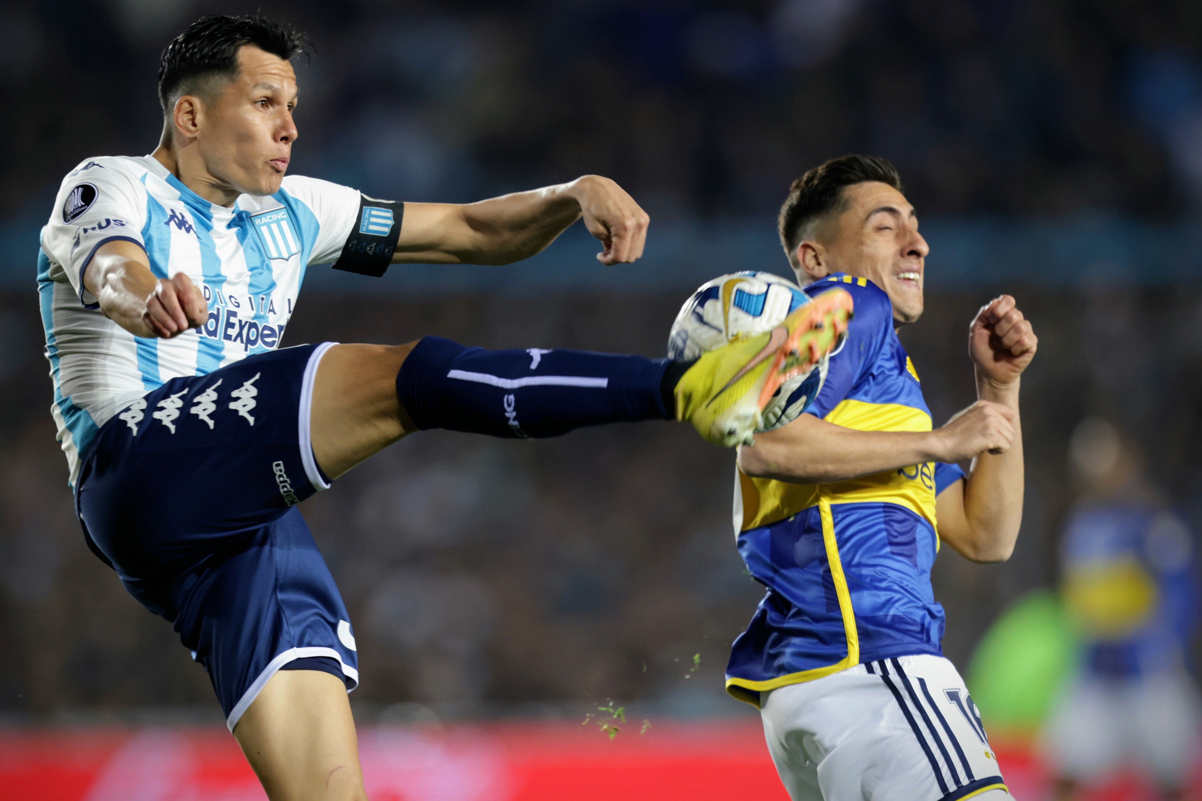 Racing y Boca se enfrentaron por la Copa Libertadores 2023 en Avellaneda. (Fotobaires)