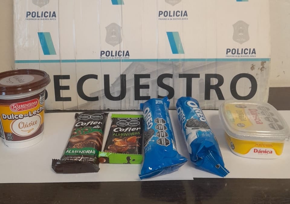 aprehendido por sustraer mercadería de un supermercado mayorista