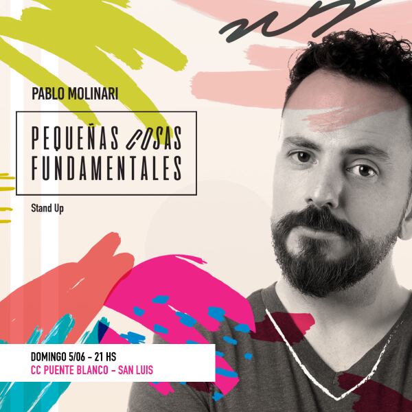 Pablo Molinari "Molinerd" en San Luis.