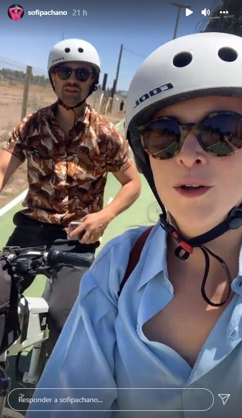 Sofía Pachano, su novio y Nicolás Peralta están en Mendoza: su divertido itinerario entre vinos y viñedos. Foto: Instagram @sofiapachano