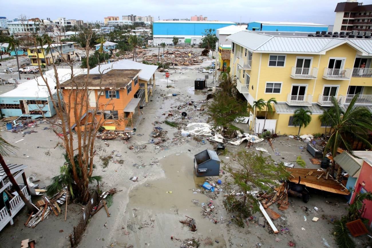 Cecilia Troncoso, la neuquina que vive en primera persona la catástrofe que deja el Huracán Ian en Florida.