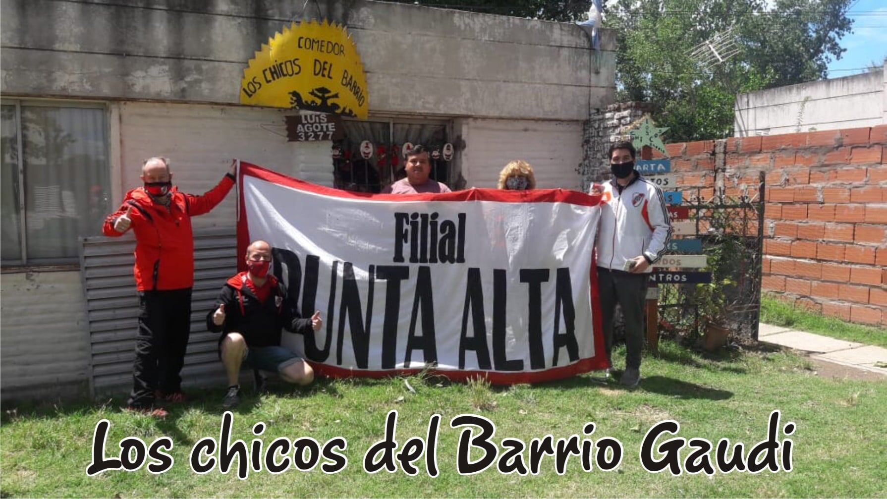 Entrega de canastas a Los Chicos del Barrio (Punta Alta)