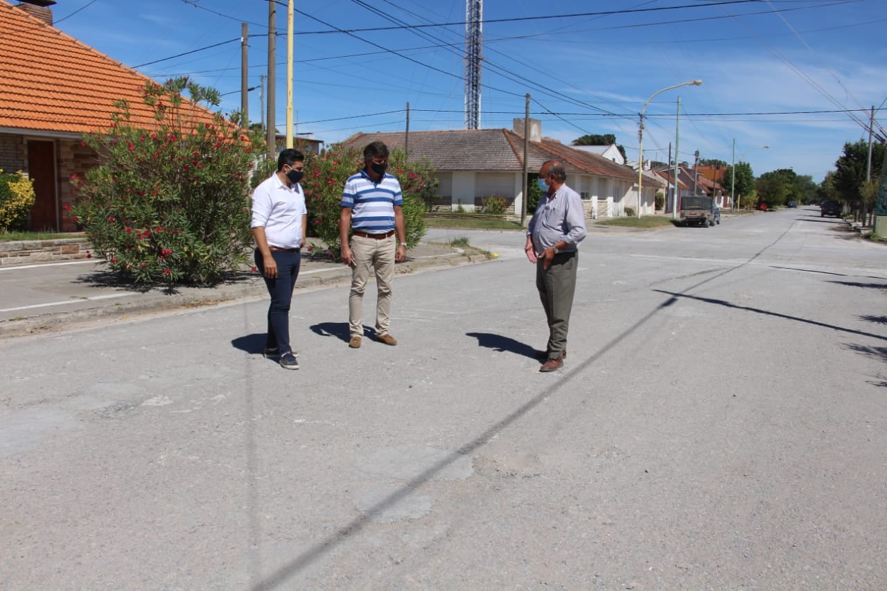 Intendente Carlos Sánchez en Claromecó