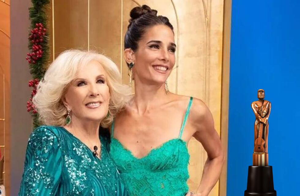 Juana Viale y Mirtha Legrand, presentes en la gala del Martín Fierro