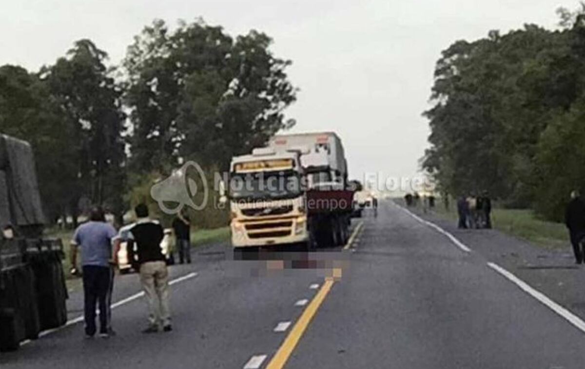 Ruta 3: falleció un motociclista tras ser embestido por un camión