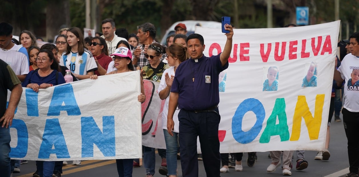 Corrientes. Marcha por la desaparición de Loan.