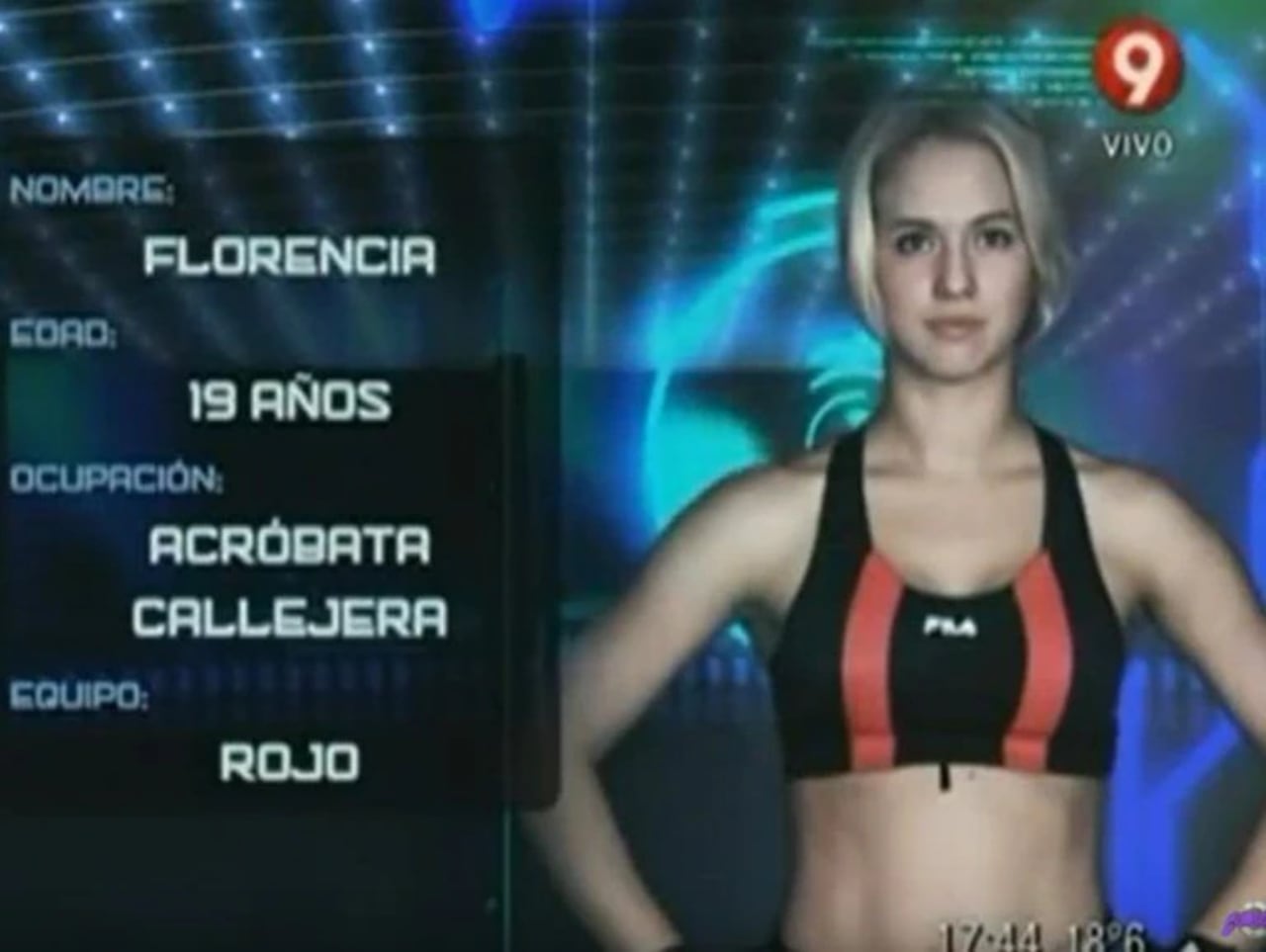 Flor Vigna en el programa Combate