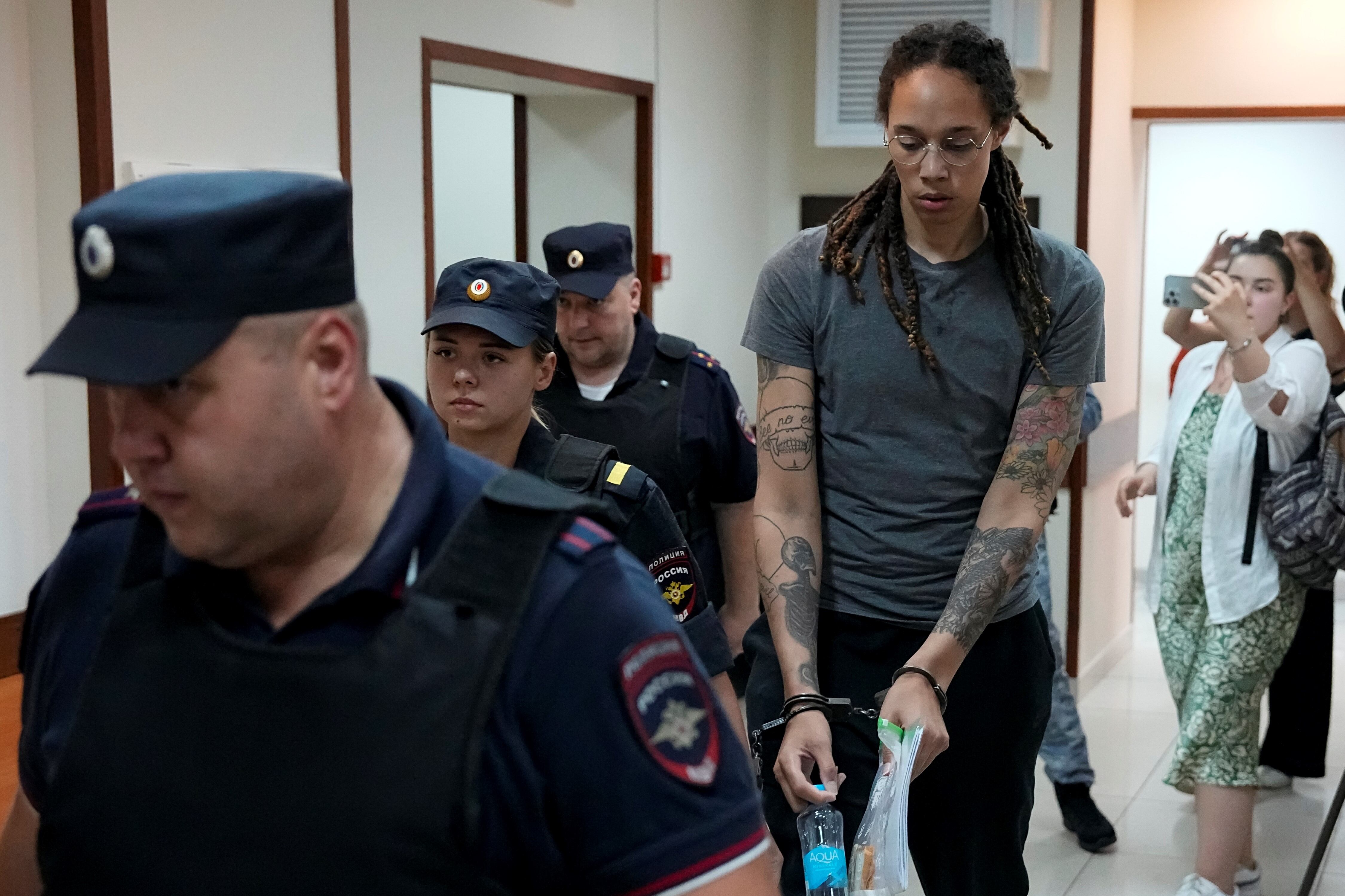 Brittney Griner fue detenida en Rusia. (Foto / AP)