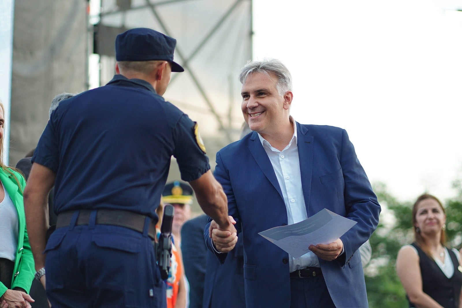 El gobernador Martín Llaryora.