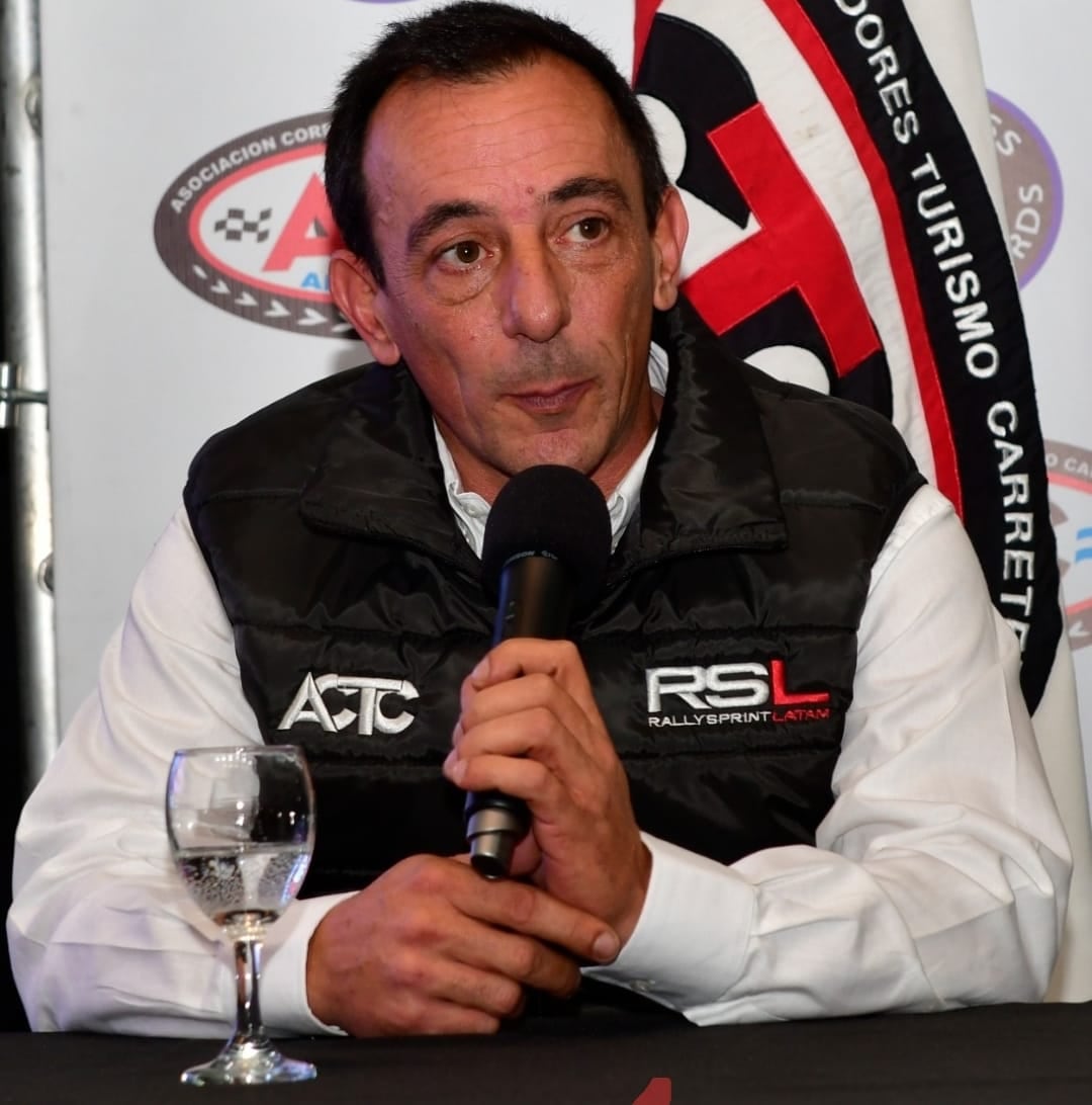 Martín Tropiano, promotor y coordinador general del RallySprint Latam, por la ACTC