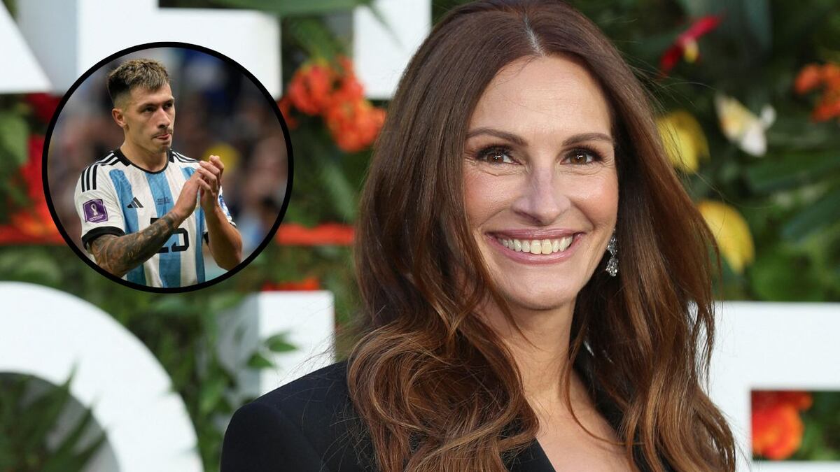 ¿Julia Roberts y Lisandro Martínez juntos? Las fotos que enloquecieron Twitter