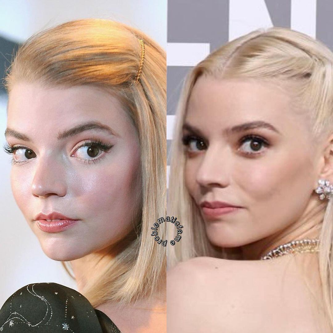 Un usuario de Instagram comparó el rostro de Anya Taylor-Joy en 2017 y ahora