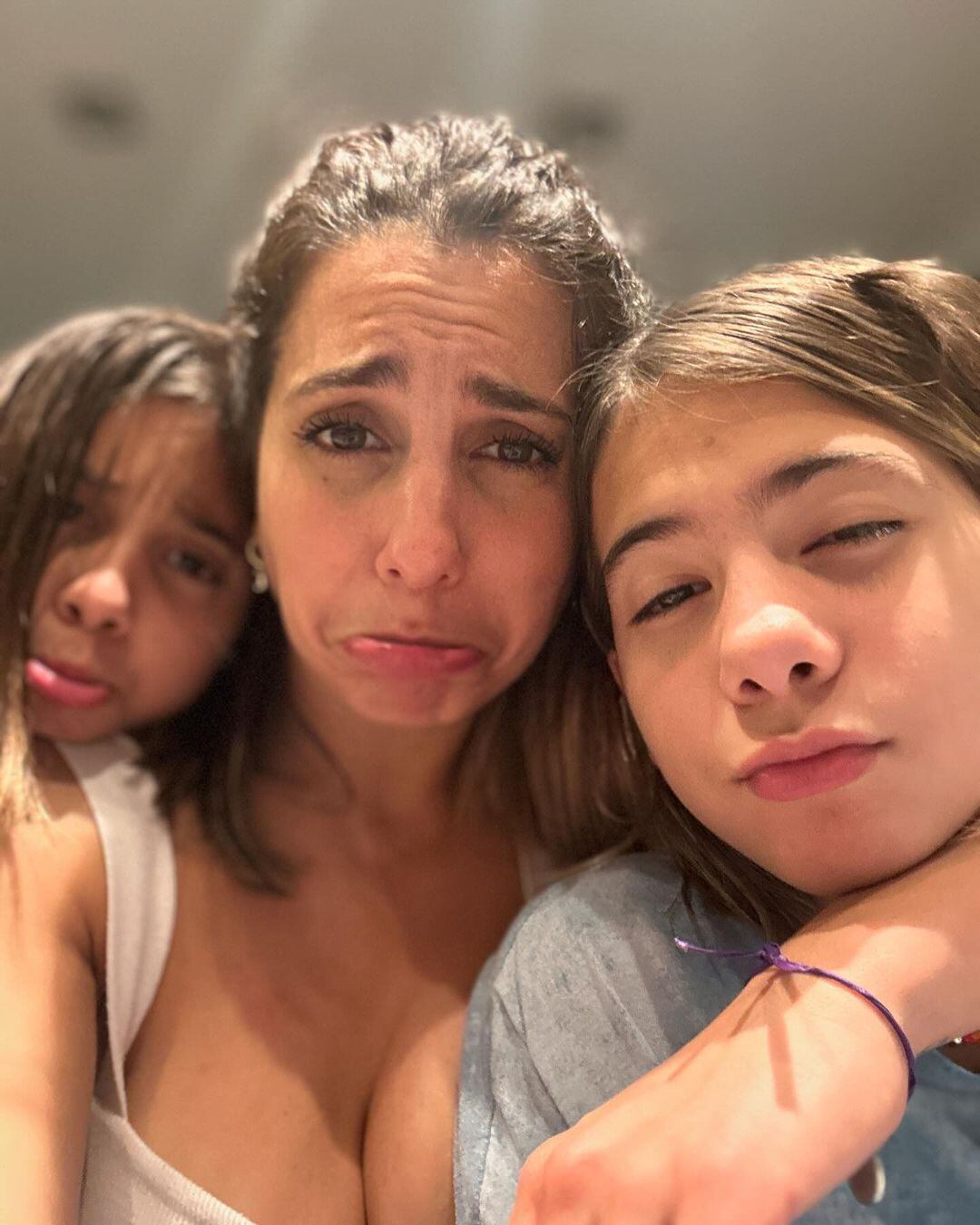 La angustia de Cinthia Fernández por separarse de sus hijas