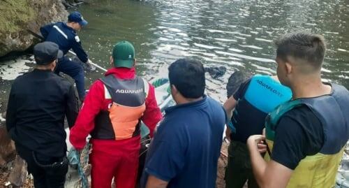 Hallaron sin vida al joven que se arrojó al arroyo Guiray.