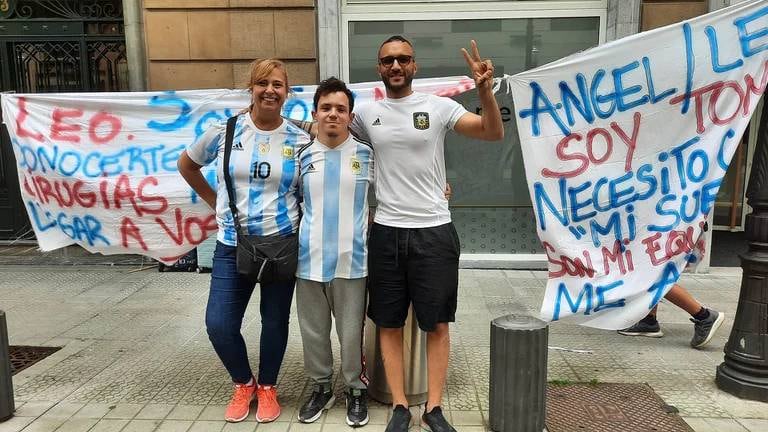 Tomi, el hincha de Unión que conoció a Messi