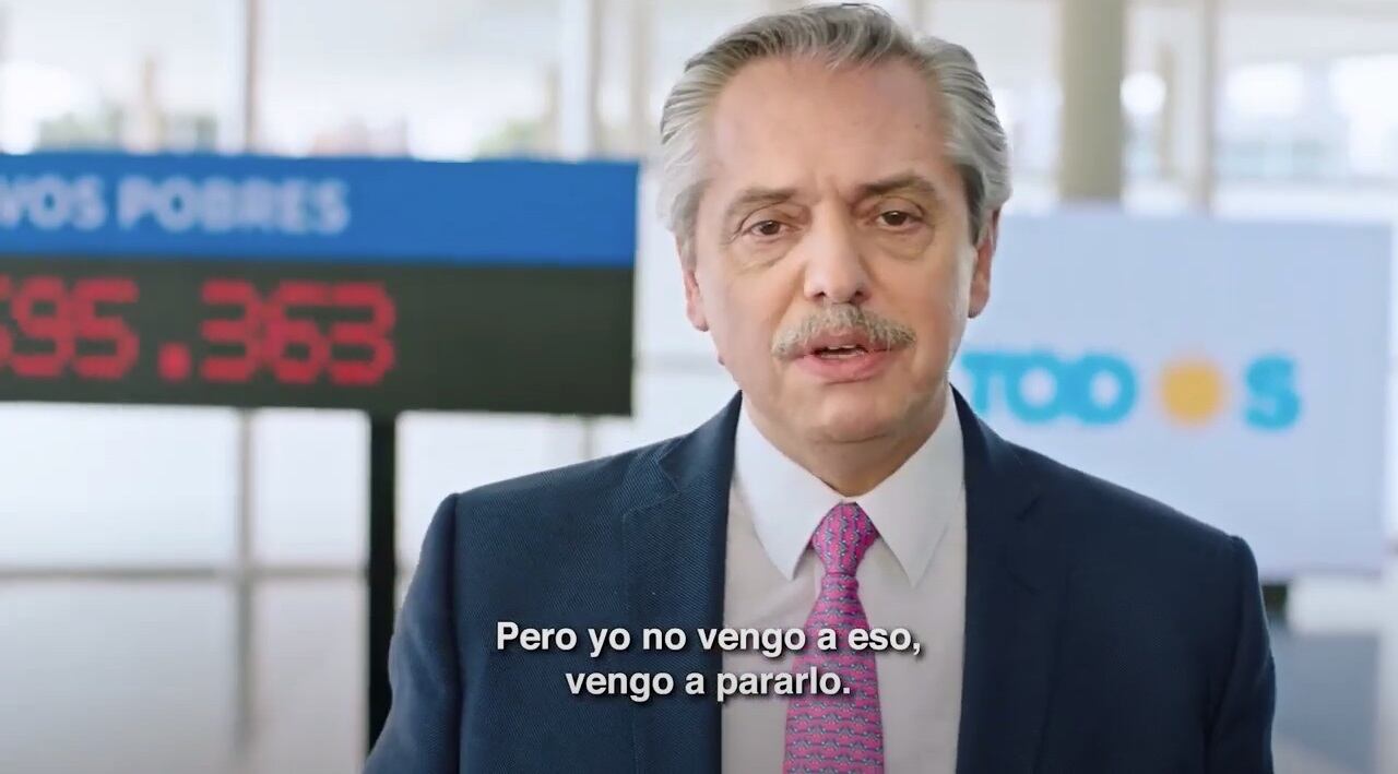 El spot de Alberto Fernández en 2019 sobre la pobreza