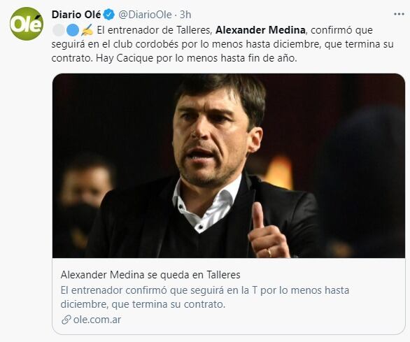 El DT uruguayo da el ok para extender su contrato.