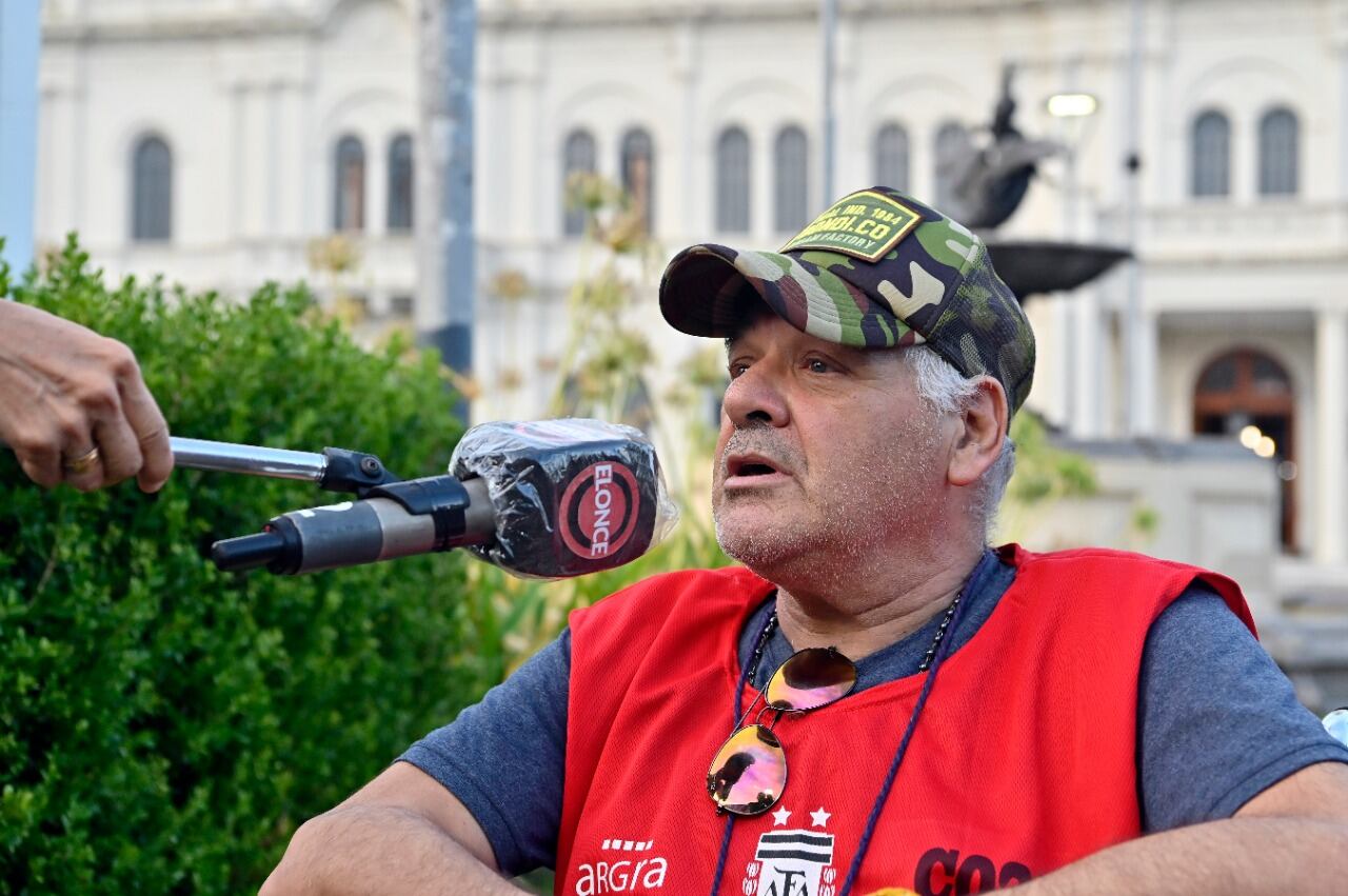 Ricardo Holle en el acto de conmemoración de los 25 años del asesinato de José Luis Cabezas.