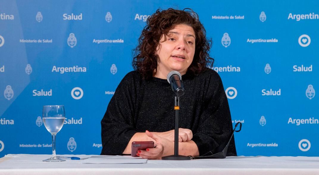 Voz oficial. Carla Vizzotti, funcionaria del Ministerio de Salud de la Nación. (Télam)