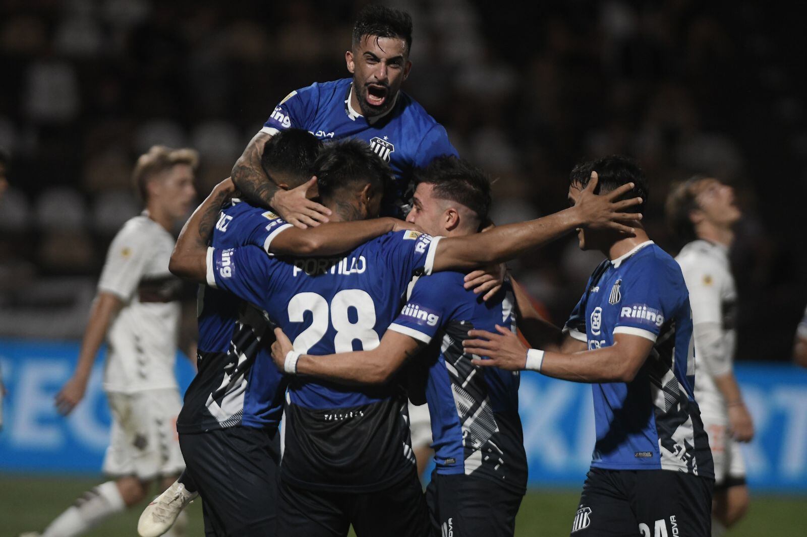 Talleres en su partido ante Platense, por la quinta fecha de la Liga Profesional 2023. (Federico López Claro / La Voz).