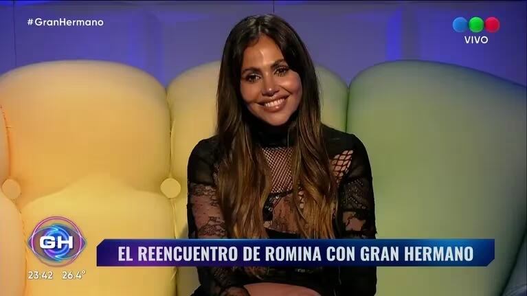 Romina fue muy bien recibida por parte de los concursantes de Gran Hermano 2023.