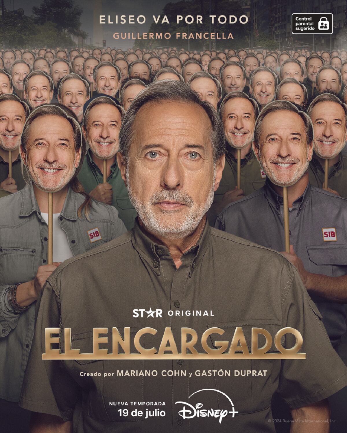 El Encargado de Guillermo Francella disponible por Disney+