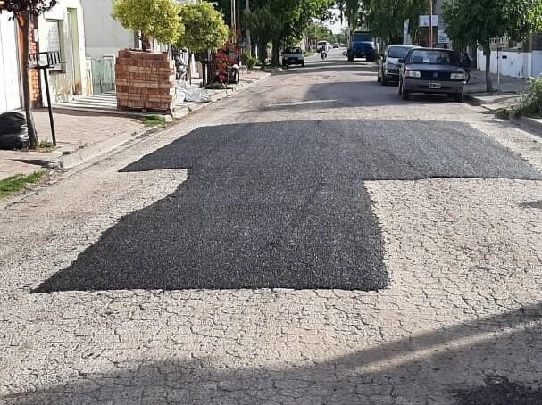 El Municipio realiza trabajos de bacheo en la ciudad