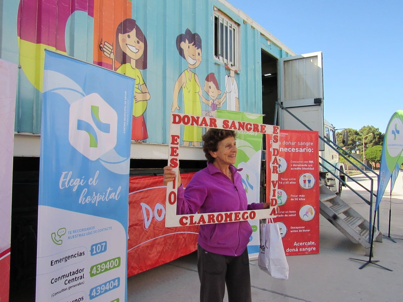 Exitosa campaña de donación de sangre en Claromecó