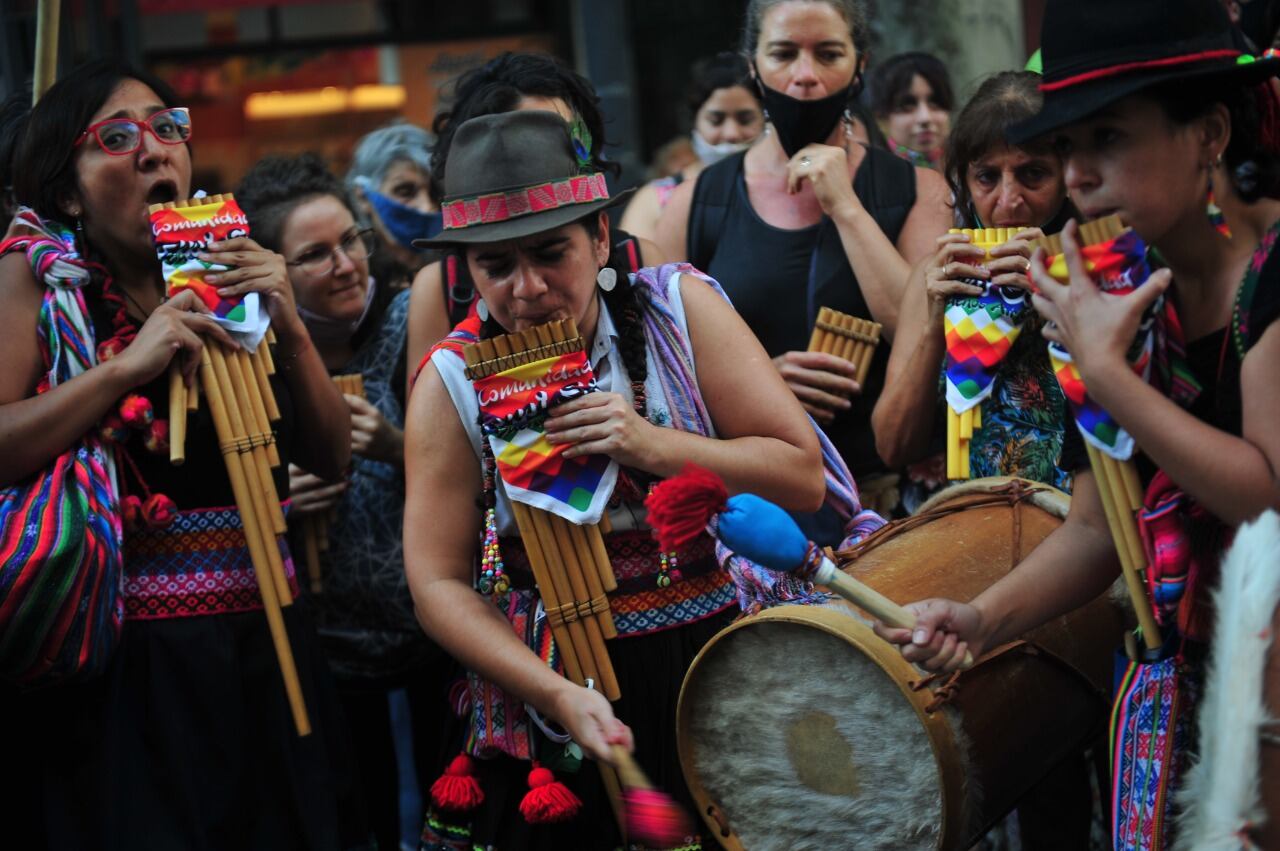 Marchas en la Ciudad por el Día Internacional de la Mujer.