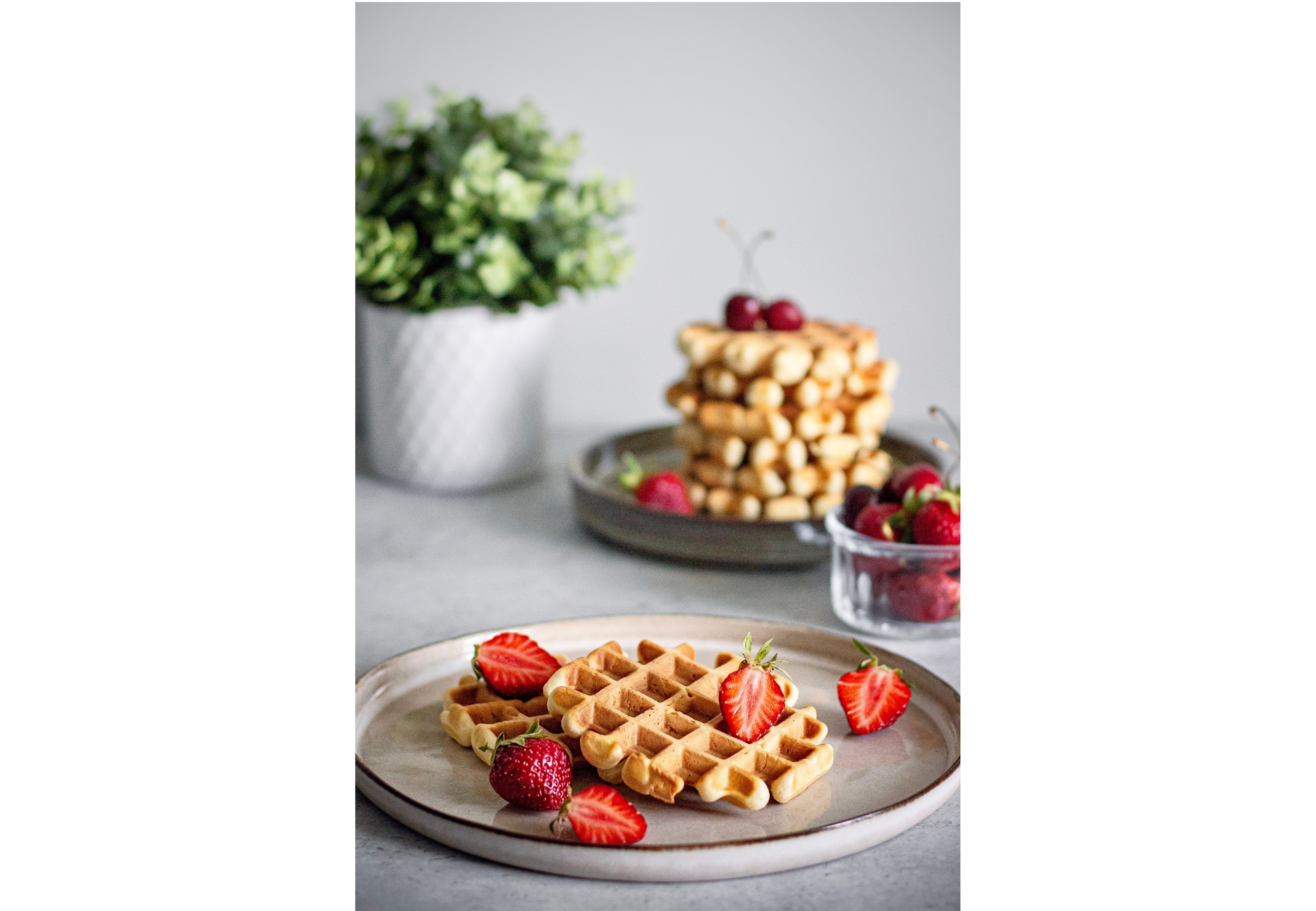 Los waffles resultan una buena opción para variar en el desayuno o la merienda.