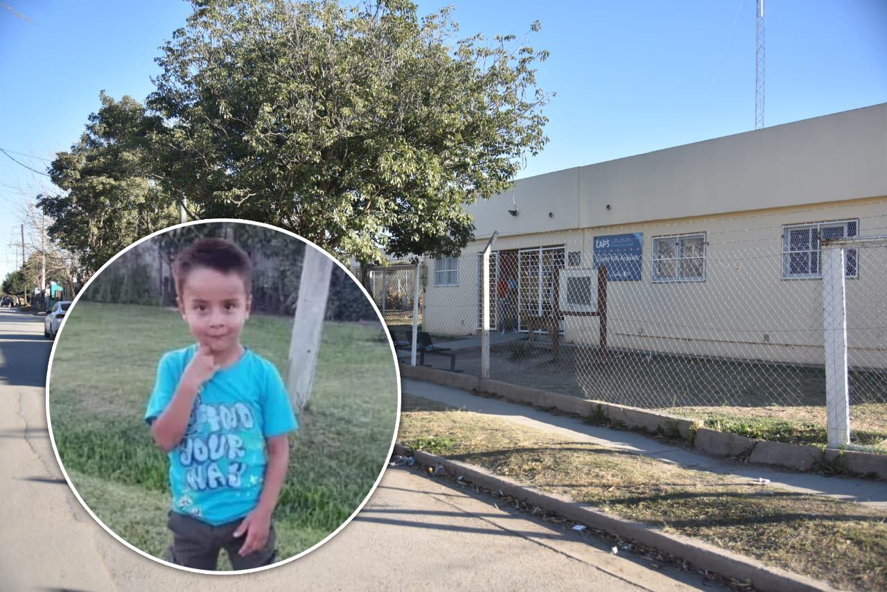 El dispensario de barrio Villa Angelelli, donde vecinos aseguran haber visto a Loan Peña (Facundo Luque/LaVoz).