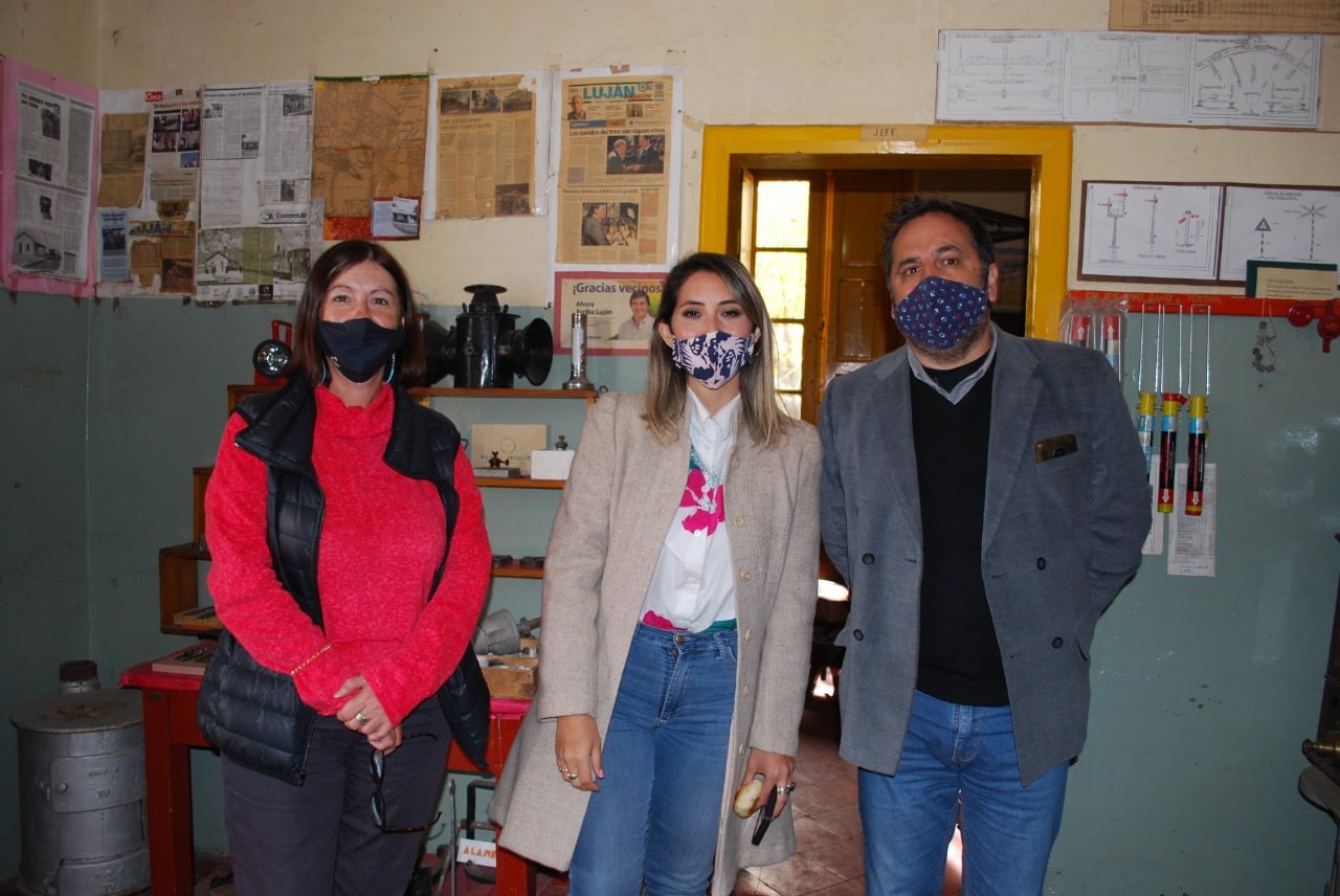 Nadin Minuzzi, nieto del creador y ex jefe de la estación, es una de las impulsoras del museo; junto a su familia.