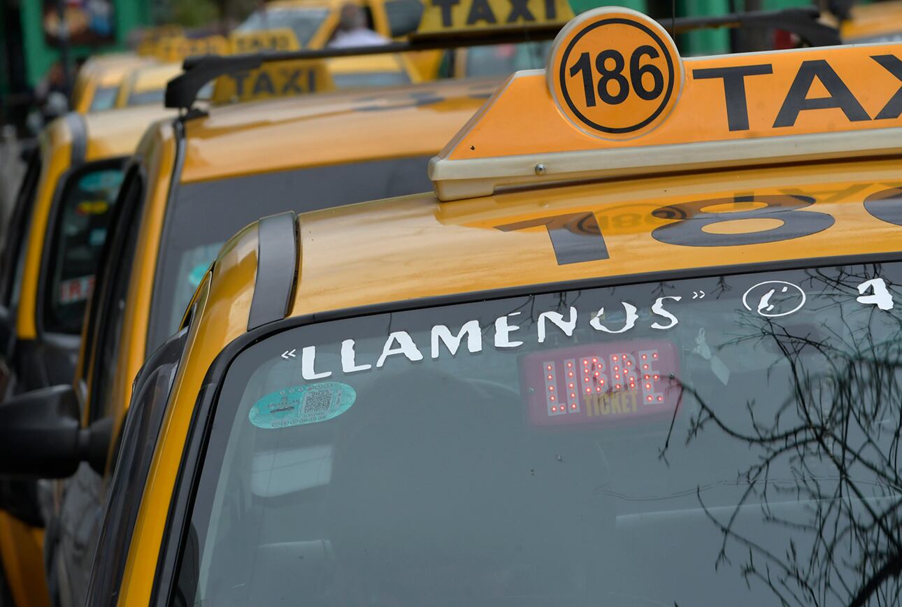 Anunciaron que estudian un aumento en la bajada de bandera de los taxis de Mendoza


Foto: Orlando Pelichotti