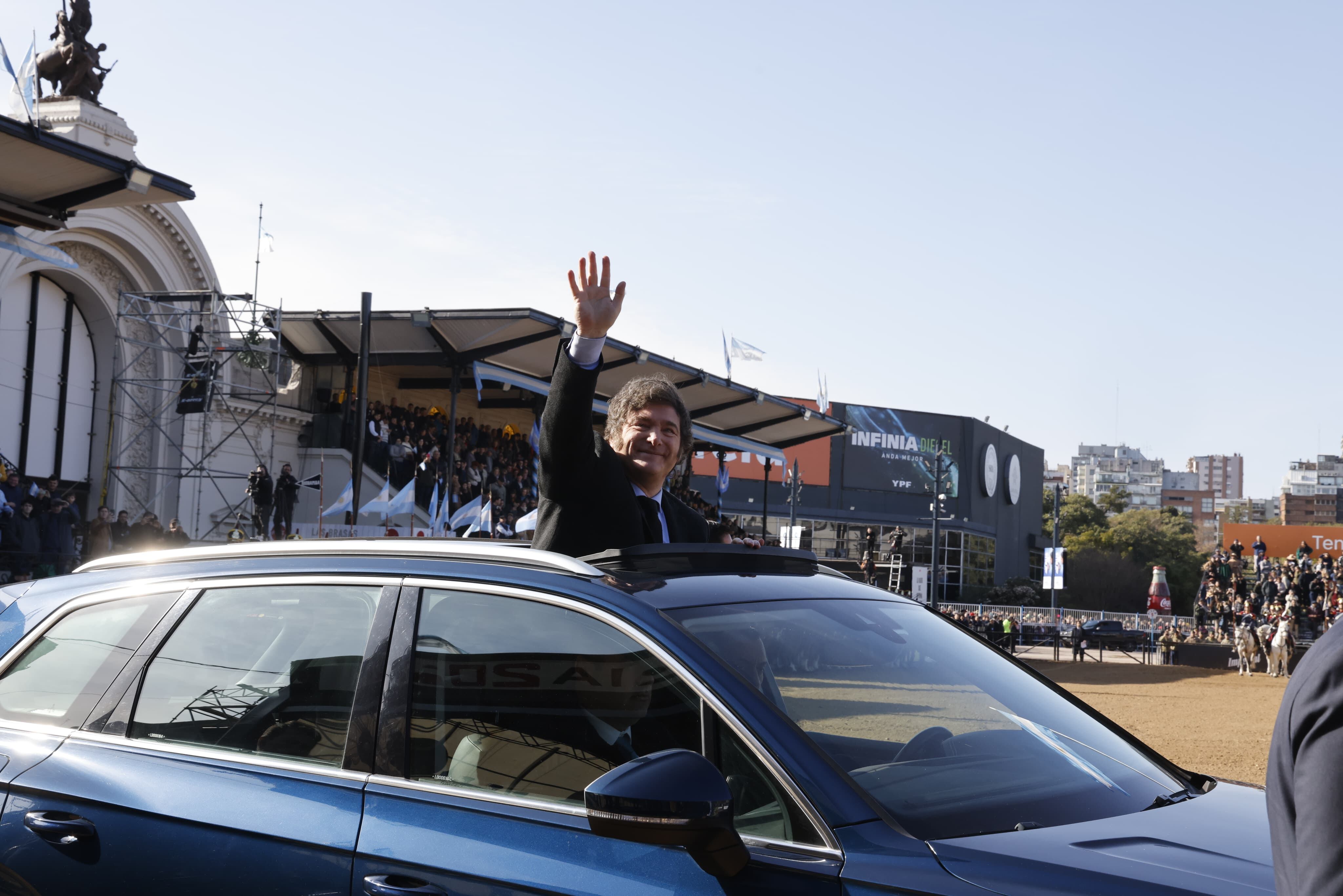 Javier Milei habló en La Rural: “Es hora de volver a empezar”