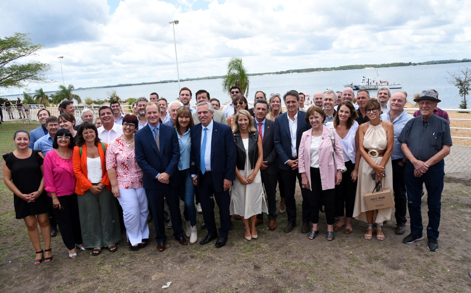 Visita de Alberto Fernández a Concepción del Uruguay.