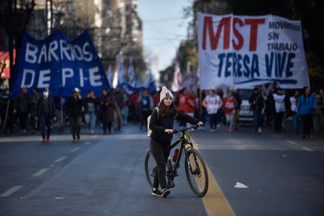 Barrios de Pie, el Polo Obrero y el MTS, algunos de los movimientos que estarán en las calles porteñas. 