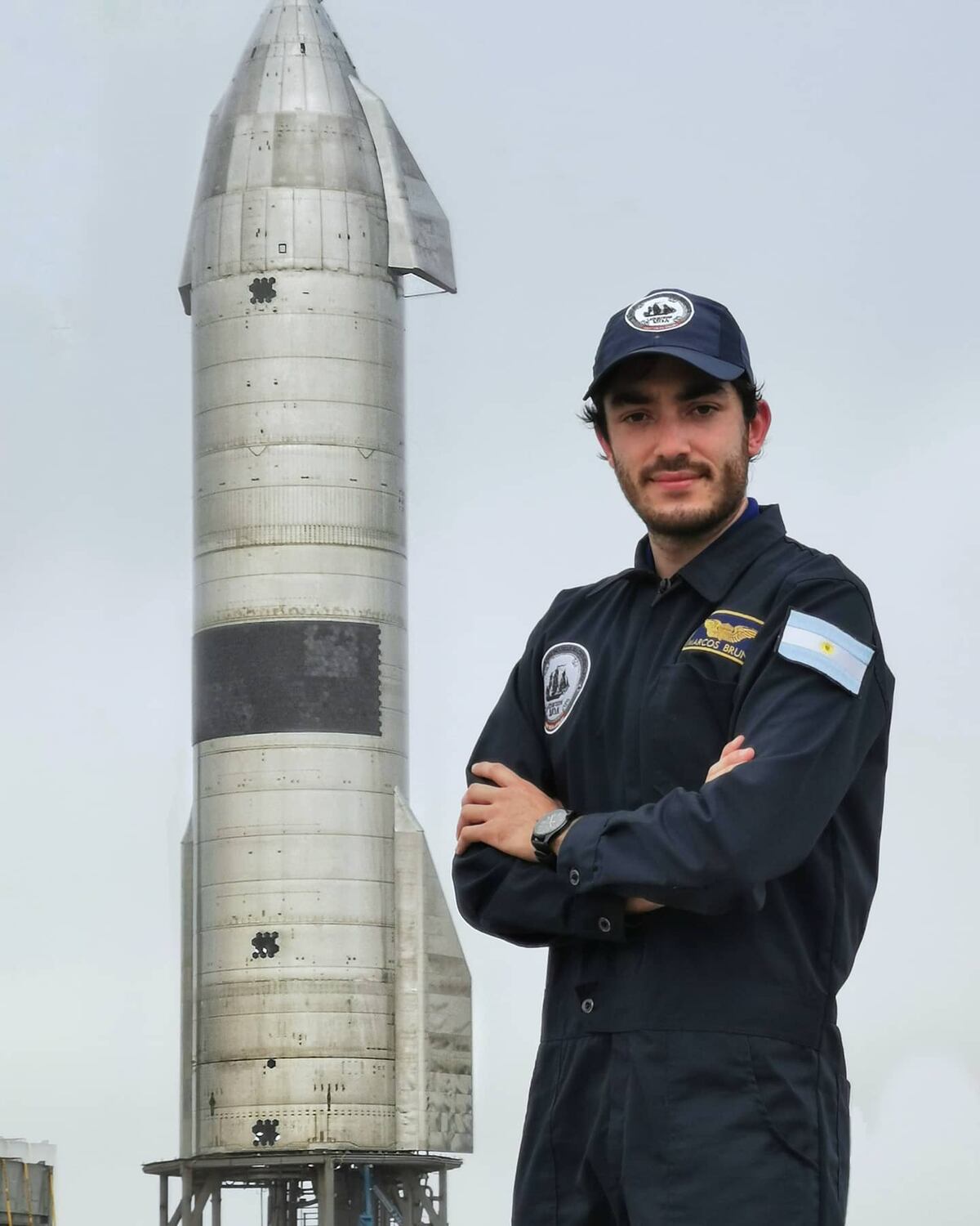El experimento de un joven mendocino viajó al espacio con la bandera argentina