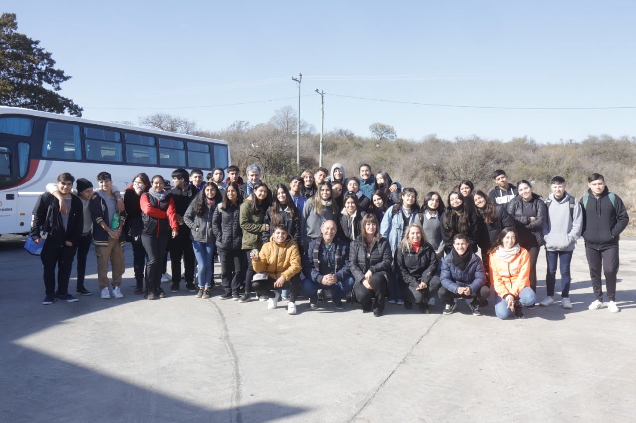 Estudiantes del IPEM 316 en el Centro Ambiental