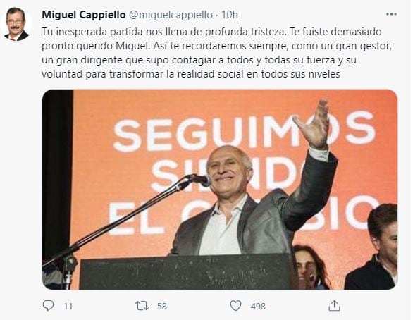 Las redes sociales se llenaron de mensajes despidiendo a Lifschitz.