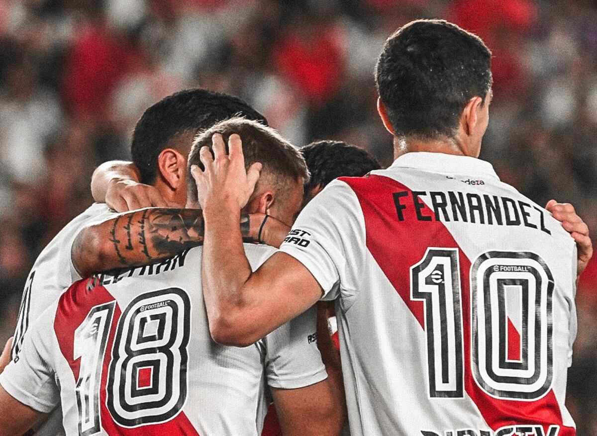 River goleó a Gimnasia 3 a 0 en el Monumental y se afianza en la punta del torneo local