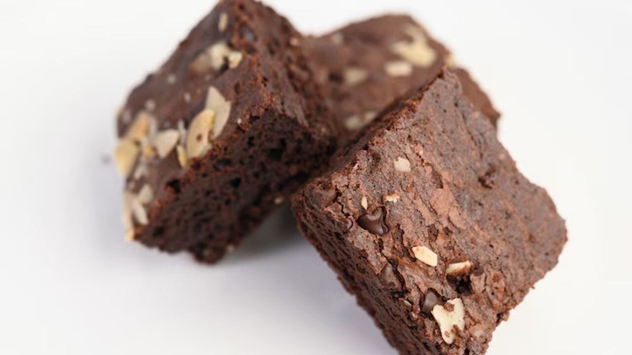 Estos brownies son una versión más saludable y baja en calorías.