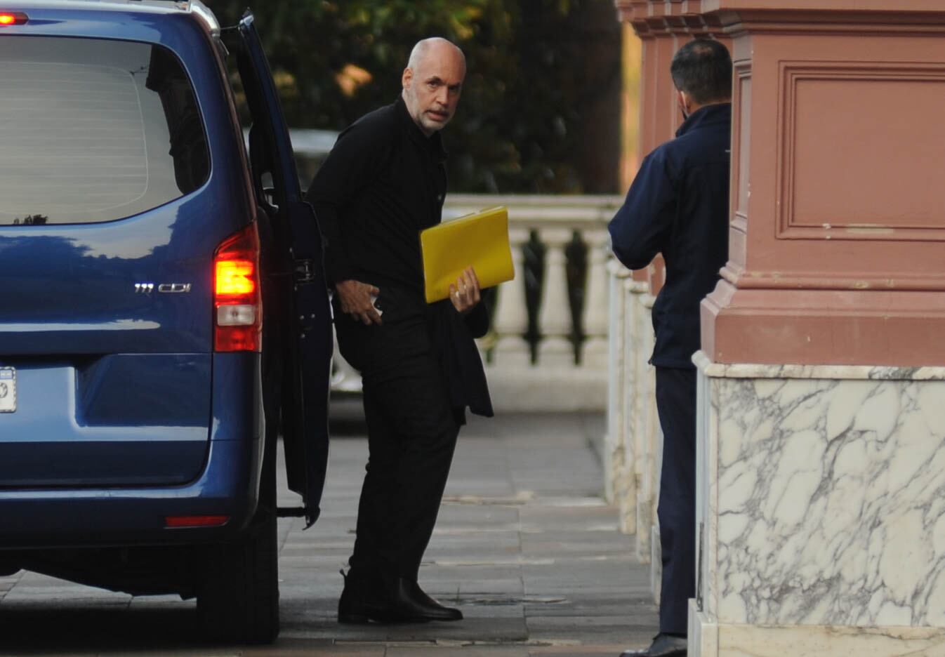 Horacio Rodriguez Larreta
entrando a Casa Rosada
Foto Federico Lopez Claro