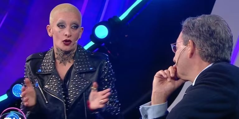 Furia se cruzó con el panel de  Gran Hermano.