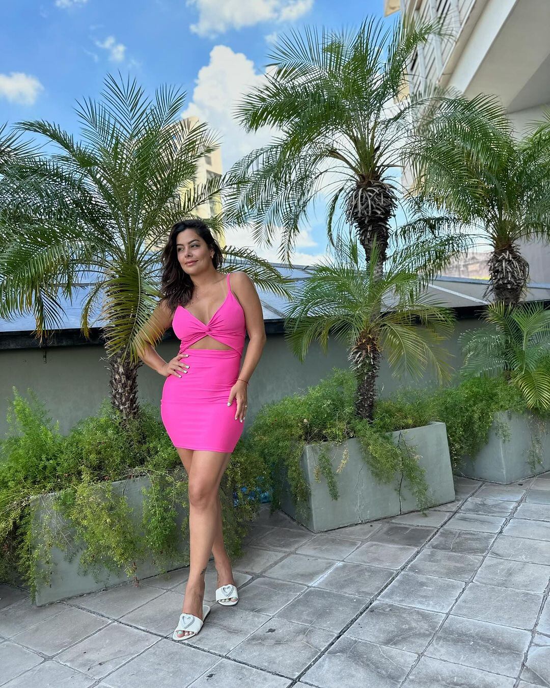 Larissa Riquelme con un vestido que fue una verdadera bomba.