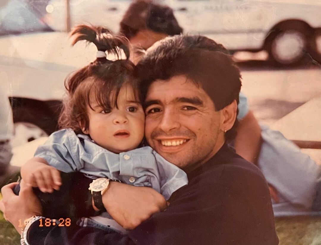 Gianinna y Diego Maradona.