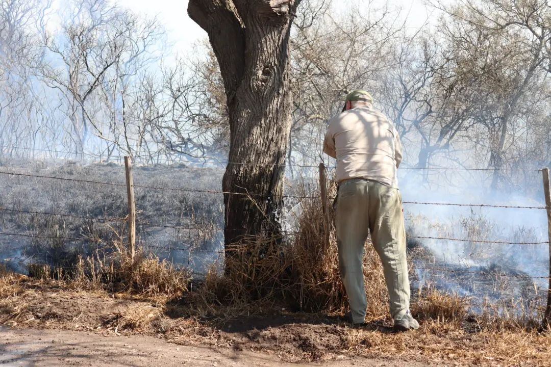 Incendio en El Fuertecito Bomberos Arroyito